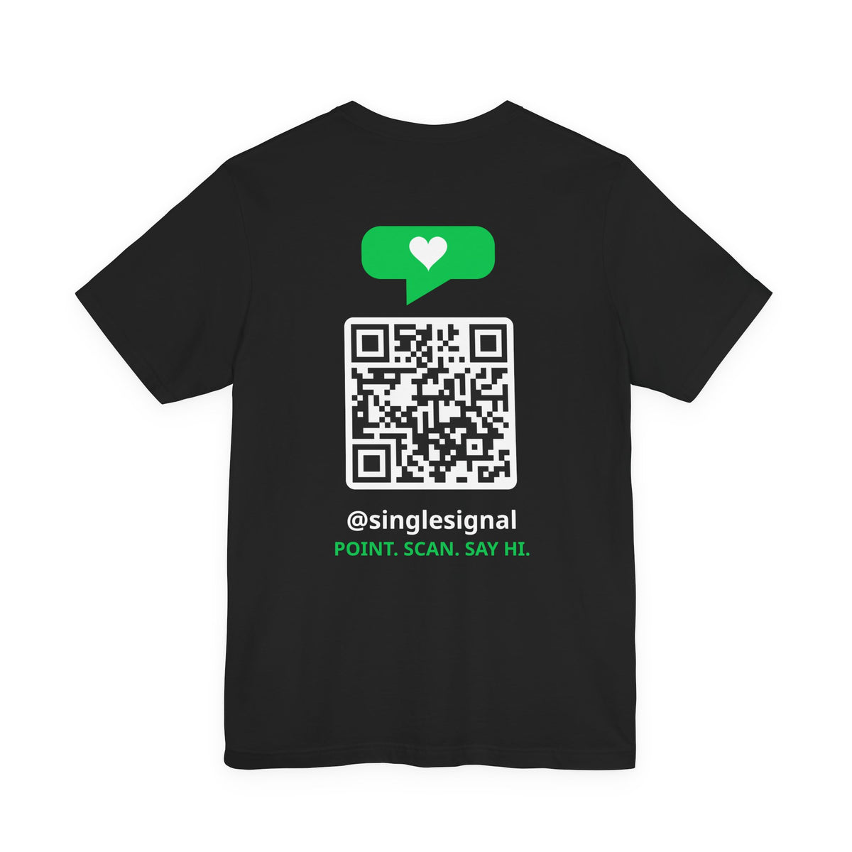Personal QR Tee — YOUR Handle